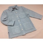 Wmns Heavy Weight Sherpa Car Coat Length Jacket Frosty Blue